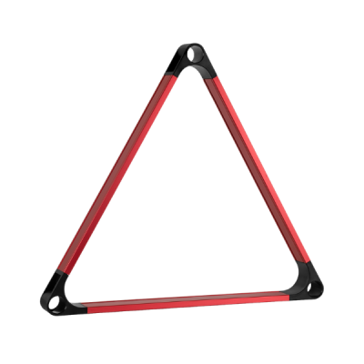 Billard Dreieck Pool Rackstar Aluminium rot 57,2mm